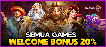 welcome bonus 20%